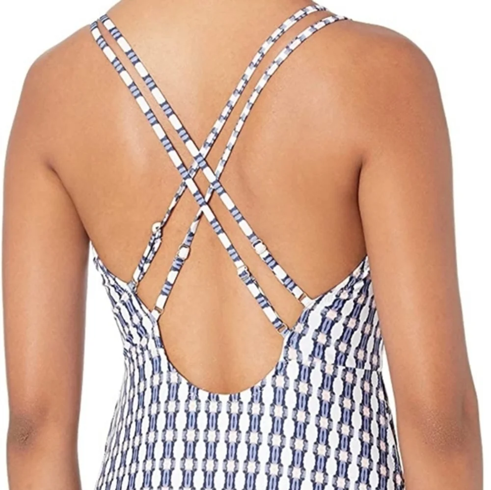 Jessica Simpson Venice Beach Plunge Swimsuit S NWOT‎